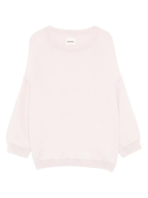 KHAITE Sabina long-sleeve sweater - Pink - zdjęcie produktu nr 1