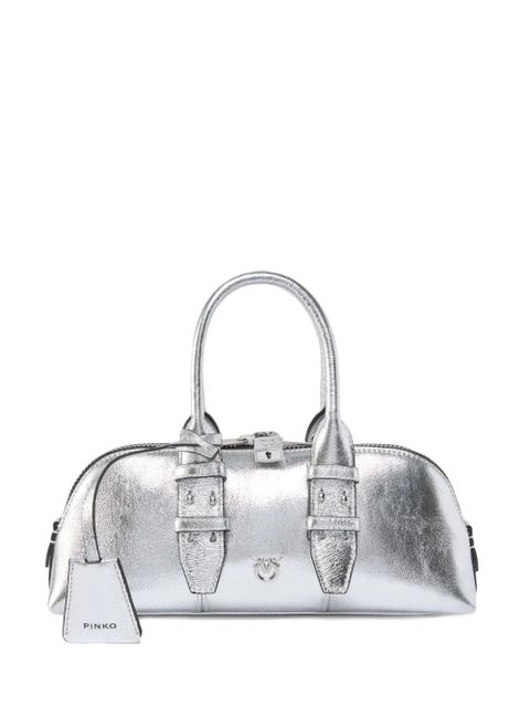 PINKO buckle handle tote bag - Silver - zdjęcie produktu nr 1