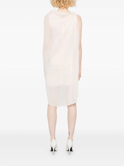 ROTATE BIRGER CHRISTENSEN chiffon cape dress - Neutrals