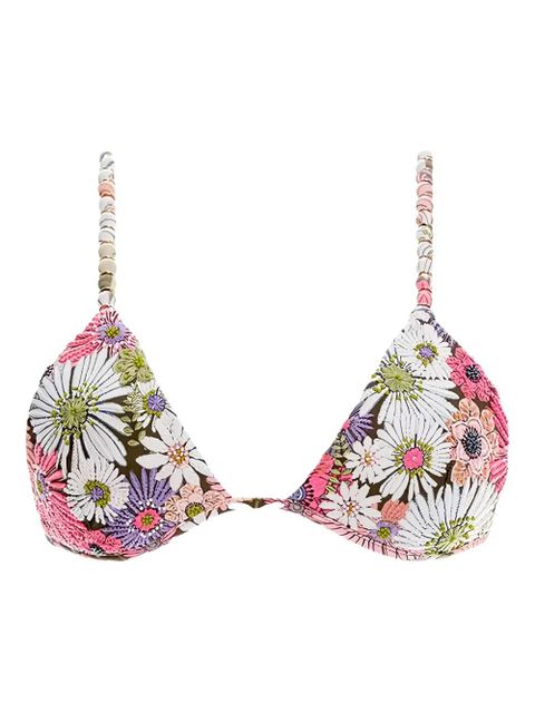 Agua By Agua Bendita embroidered-detail bikini top - White - zdjęcie produktu nr 1