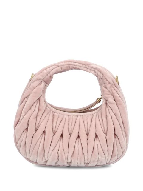 Miu Miu logo-plaque tote bag - Pink