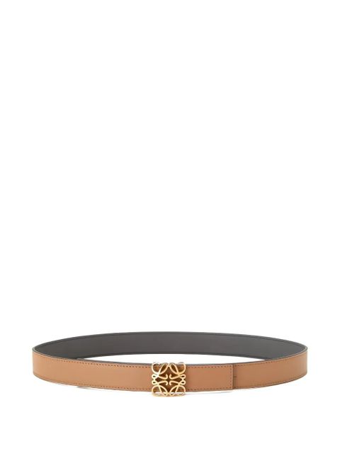LOEWE anagram-buckle leather belt - Brown - zdjęcie produktu nr 1