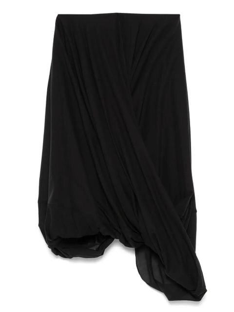 TOTEME Cocoon skirt - BLACK 001 - zdjęcie produktu nr 1