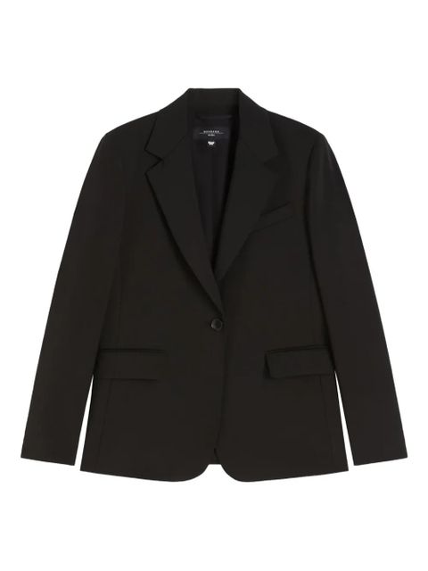 Weekend Max Mara single-breasted notched-lapel blazer - Black