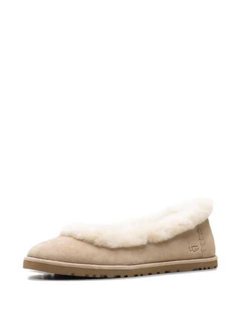 UGG Zora logo-detail slippers - Neutrals