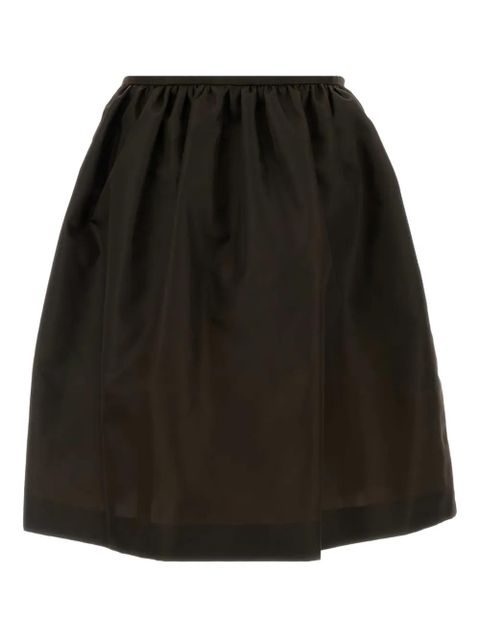 Miu Miu zip-up midi skirt - Brown - zdjęcie produktu nr 2