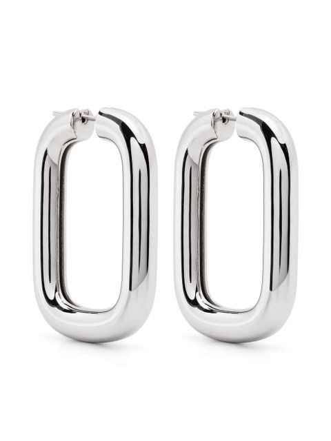Jil Sander sculted hoop earrings - Silver - zdjęcie produktu nr 1