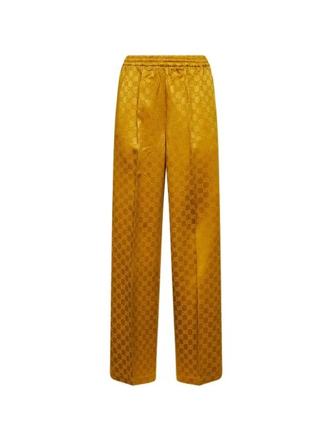 Gucci GG-pattern trousers - Yellow - zdjęcie produktu nr 1