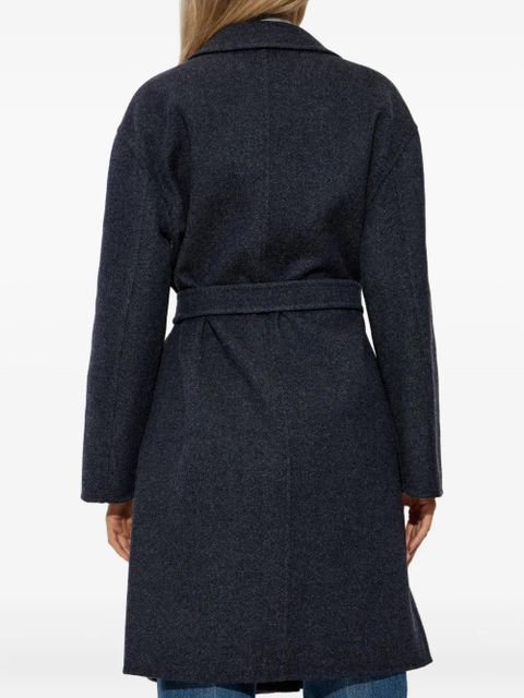 Max Mara belted wool coat - Blue