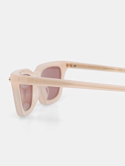 Gucci okulary przeciwsłoneczne damskie kolor różowy GG1944S