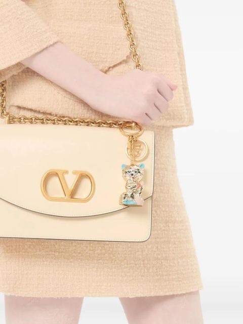 Valentino Garavani Le Chat De La Maison keyring - Gold