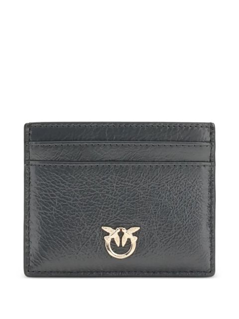 PINKO logo-appliqué card holder - Grey - zdjęcie produktu nr 1