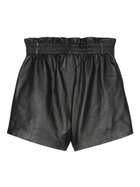 Ba&Sh Aglae leather shorts - Black - zdjęcie produktu nr 2