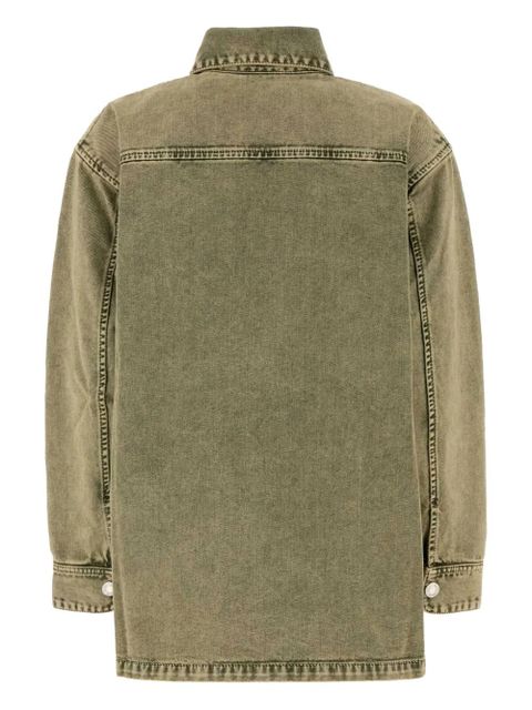 AMI Paris Ami de Coeur denim shirt - Neutrals - zdjęcie produktu nr 2