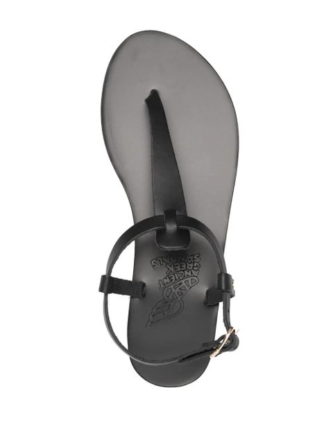Ancient Greek Sandals Lito leather sandals - Black