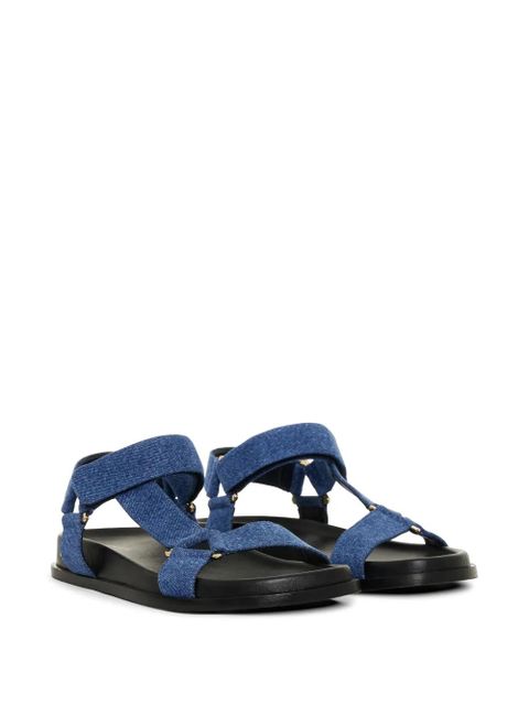 ANINE BING Jess gold-tone-hardware sandals - Blue - zdjęcie produktu nr 2
