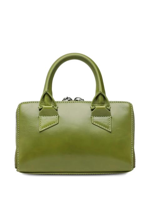 The Attico Friday top handle mini bag - Green