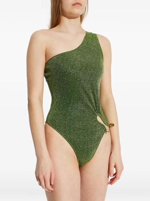 Oséree one-shoulder cut-out swimsuit - Green