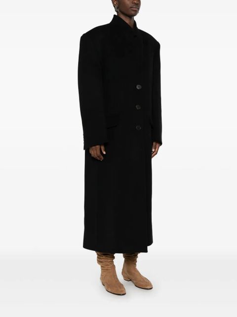 The Attico single-breasted coat - Black - zdjęcie produktu nr 2