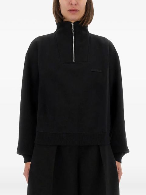 Jacquemus zip-neck sweater - Black - zdjęcie produktu nr 1