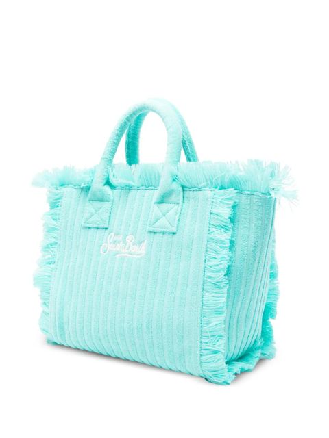 MC2 Saint Barth Colette Sponge fringe-detail tote bag - Blue