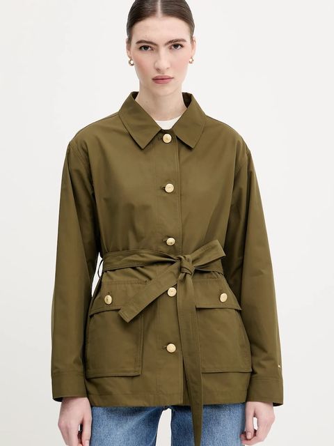 Tommy Hilfiger kurtka kolor zielony przejściowa WW0WW45620 - zdjęcie produktu nr 1