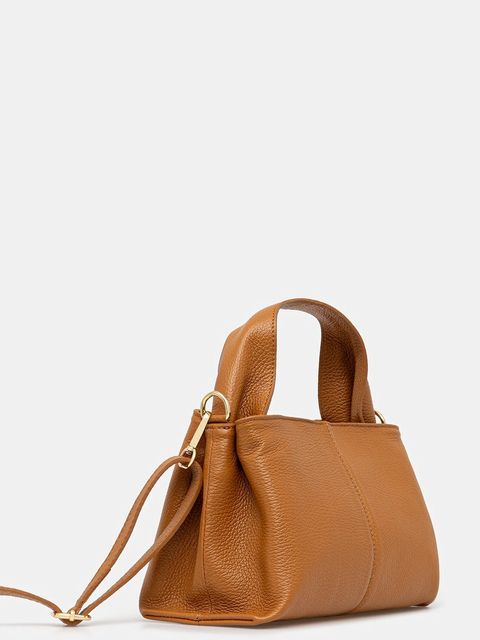 Answear.LAB torebka skórzana kolor brązowy