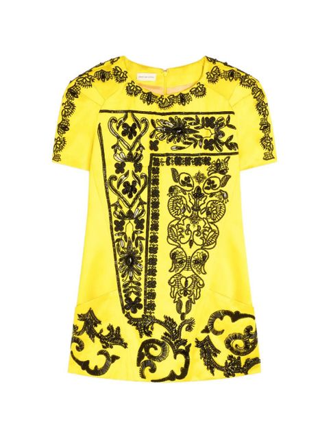 DRIES VAN NOTEN embroidered top - Yellow - zdjęcie produktu nr 1