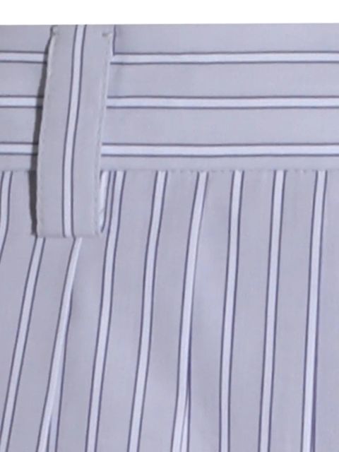 Miu Miu pleated pinstripe skirt - Grey