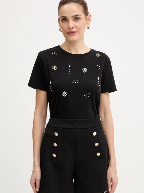 Morgan t-shirt damski kolor czarny DGAME - zdjęcie produktu nr 1