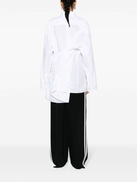 Balenciaga knotted-sleeve cotton shirt - White - zdjęcie produktu nr 2