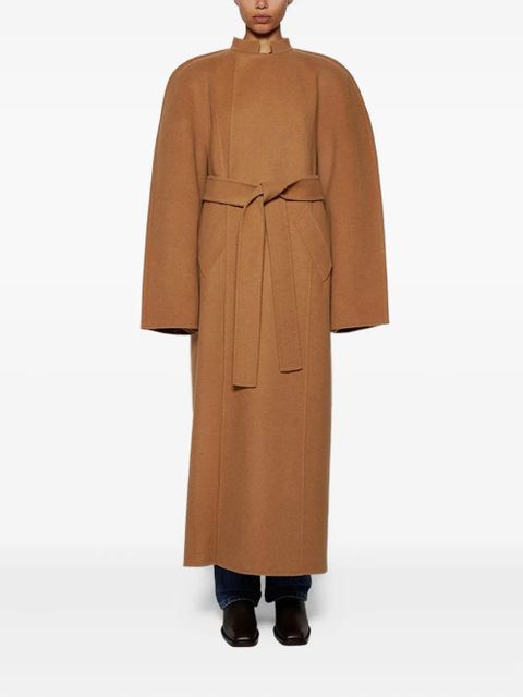 KHAITE Rothen belted coat - Neutrals - zdjęcie produktu nr 2