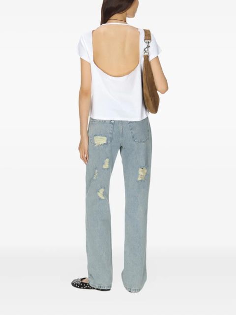 Gimaguas Manna open-back T-shirt - White