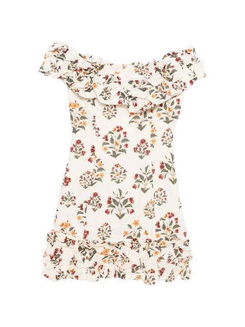 Agua By Agua Bendita floral print tiered dress - Neutrals - zdjęcie produktu nr 1