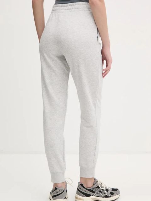 Puma spodnie dresowe damskie kolor szary z aplikacją 682450