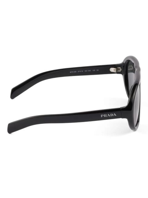 Prada Eyewear pilot-frame sunglasses - Black - zdjęcie produktu nr 2