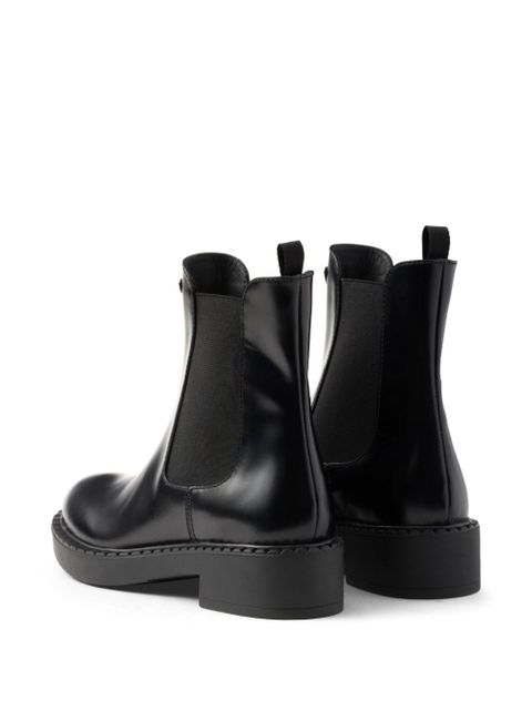 Prada 50mm Chocolate Chelsea boots - Black