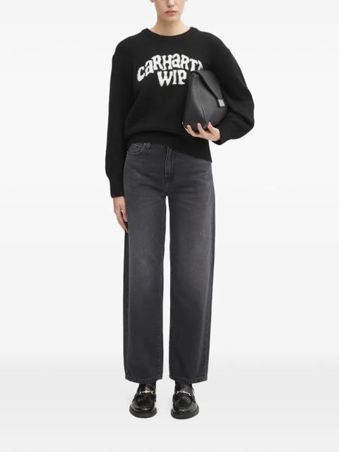 Carhartt WIP logo-patch jeans - Grey - zdjęcie produktu nr 2