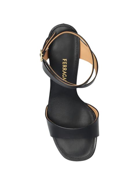 Ferragamo Teresy crossover-strap sandals - Black