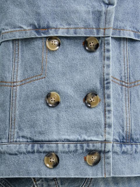 Desigual trencz jeansowy ONTARIO