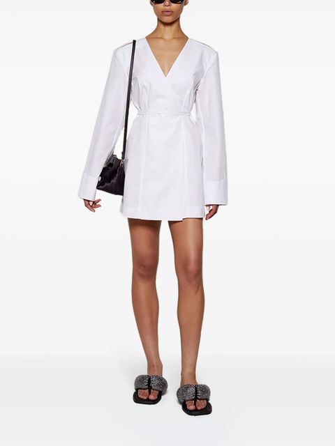 The Attico Indie Max flip flops - Black