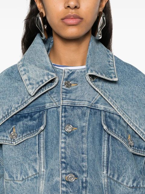 Jean Paul Gaultier detachable-panels denim jacket - Blue