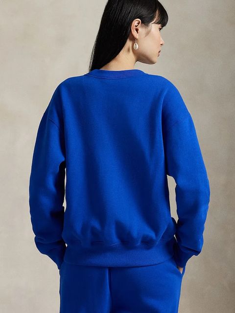 Polo Ralph Lauren bluza damska kolor fioletowy gładka 211971697