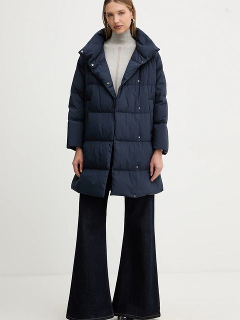 Weekend Max Mara kurtka puchowa TENUTA kolor granatowy przejściowa 2525496032600