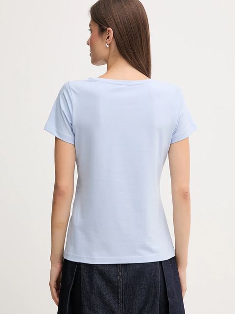 Joop! t-shirt damski kolor niebieski 30046199 - zdjęcie produktu nr 2