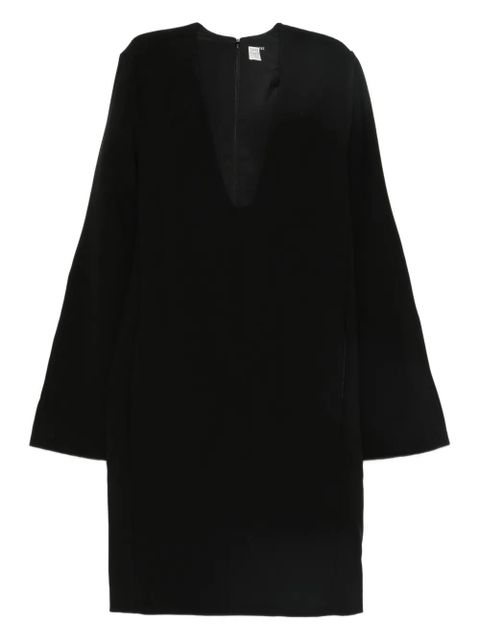 TOTEME bell-sleeve mini dress - Black - zdjęcie produktu nr 1