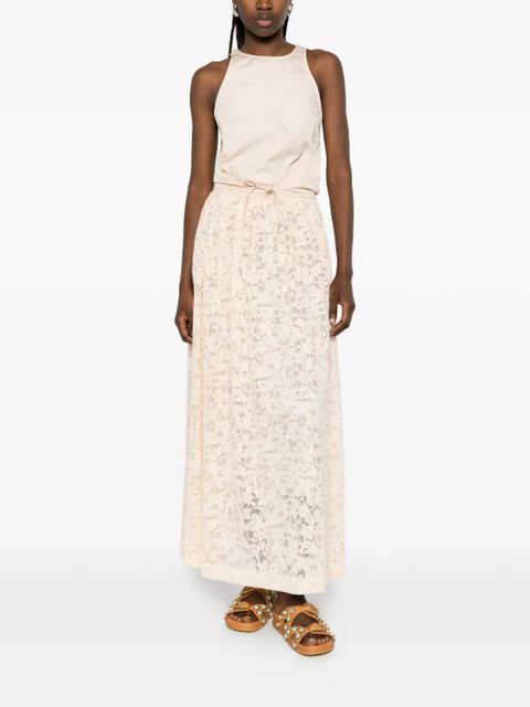 ZIMMERMANN flower-lace maxi skirt - Neutrals - zdjęcie produktu nr 2