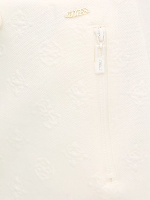 Guess spódnica PEONY kolor beżowy mini prosta V5YD03 KBSL2