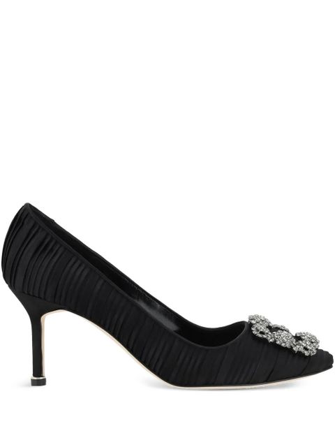 Manolo Blahnik 70mm Hangisi pumps - Black - zdjęcie produktu nr 1