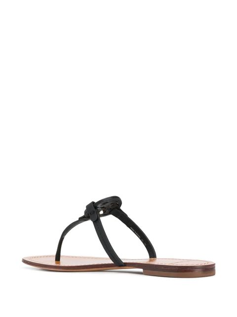Tory Burch T-medallion flat sandals - Black - zdjęcie produktu nr 2